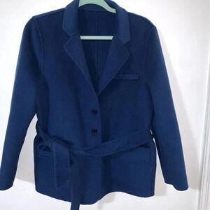 Women's Trench Coat Winter 100% Australian WoolCasual Business Versatile size L